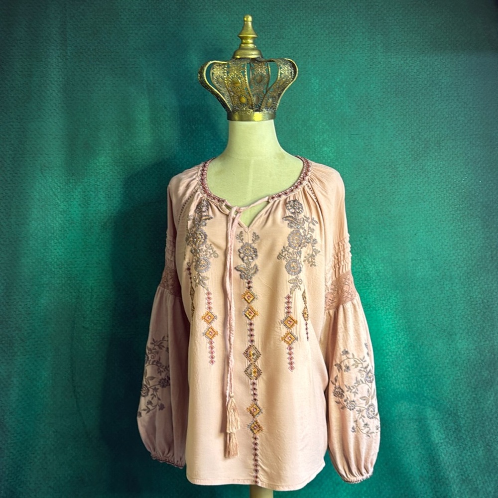 Sundance embroidered top